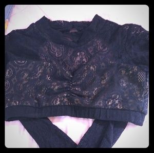 Lace crop top size XS